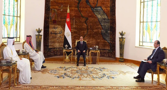 الرئيس السيسي ووزير خارجية قطر يحذران من خطورة التصعيد الإسرائيلي في رفح