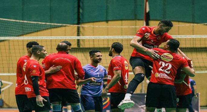 الأهلي يفوز على الزمالك في أولى جولات نهائي دوري رجال الطائرة