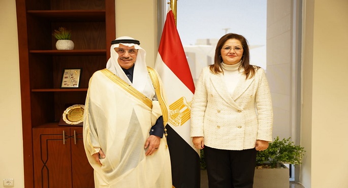 بالصور .. وزيرة التخطيط تلتقي رئيس البنك الإسلامي للتنمية لبحث سبل التعاون المشترك