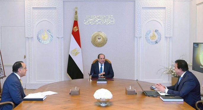 الرئيس السيسي يشدد على ضرورة استمرار تقديم أعلى مستويات الخدمة الطبية المتكاملة للمواطنين