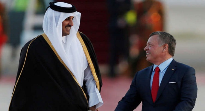 العاهل الأردني يهنئ أمير قطر بفوزه بلاده بكأس آسيا لكرة القدم