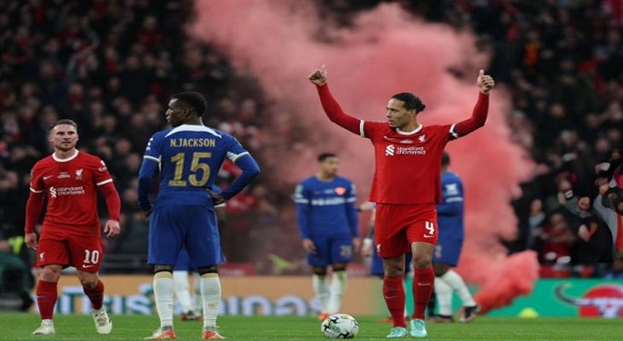 ليفربول يتوج بكأس كاراباو بفوز قاتل على تشيلسي