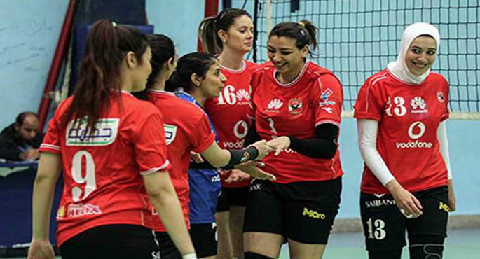 الأهلي يواجه الزمالك فى نهائى سوبر سيدات الطائرة الليلة