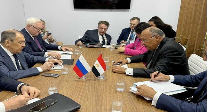 وزير الخارجية يعقد مباحثات مع نظيره الروسي على هامش اجتماعات العشرين في ريو دي جانيرو