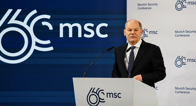 المستشار الألماني: لا يجب أن تفتح جبهة جديدة شمال إسرائيل