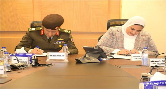 بروتوكول تعاون بين وزارتى الدفاع والتضامن الإجتماعى لتقديم خدمات الشبكة الوطنية للطوارىء والسلامة العامة