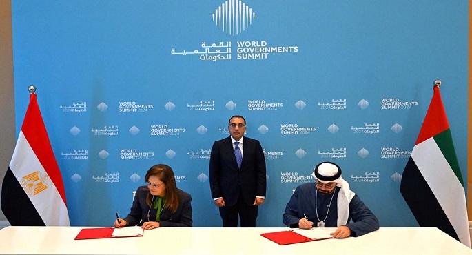 بالصور .. مدبولي يشهد التوقيع على ملحق تمديد مذكرة تفاهم في مجال تطوير العمل الحكومي بين مصر والإمارات