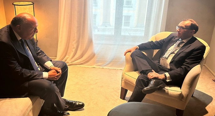 بالصور.. مصر والنرويج تؤكدان الرفض الكامل لمحاولات التهجير القسري التي تقوم بها إسرائيل لدفع أبناء غزة خارج القطاع