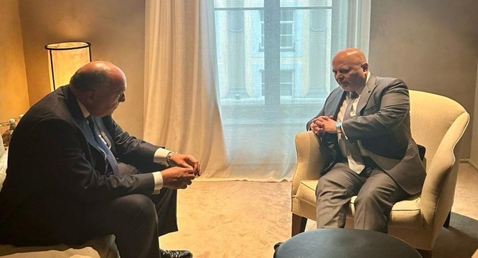 وزير الخارجية يلتقي مع المدعي العام للمحكمة الجنائية الدولية في ميونخ