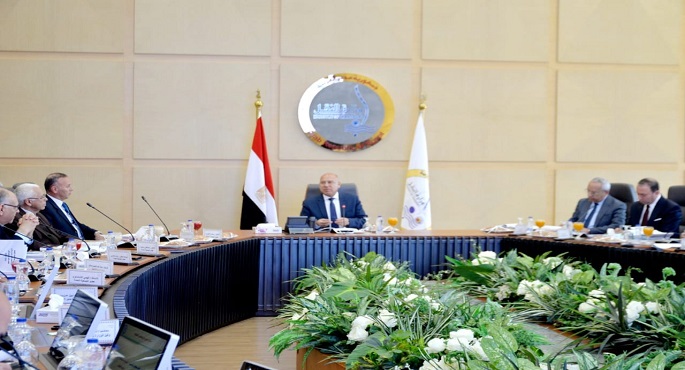 بالصور.. وزير النقل يترأس الجمعيات العامة للشركة القابضة للنقل البحري والبري
