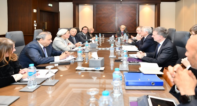 بالصور .. وزيرة البيئة تلتقى ممثل المفوضية الأوروبية لبحث رؤى تطبيق آلية تعديل الحدود الكربونية في مصر