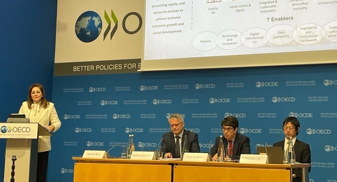 بالصور.. وزيرة التخطيط تشارك في إطلاق تقرير منظمة OECD الاقتصادي لمصر بمقر المنظمة بباريس