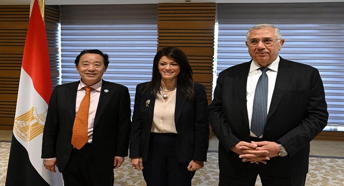 بالصور .. وزيرة التعاون الدولي تبحث الشراكات المستقبلية مع المدير العام لمنظمة الأغذية والزراعة