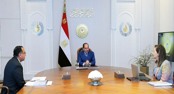 الرئيس السيسي يطلع على أبرز ملامح الخطة الاستثمارية للدولة للعام المالي القادم 2024-2025