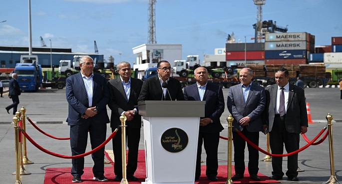 بالفيديو.. من ميناء الإسكندرية.. مدبولي: نحن هنا اليوم لتنفيذ توجيهات الرئيس بسرعة الإفراج عن السلع ومستلزمات الإنتاج في الموانئ المصرية