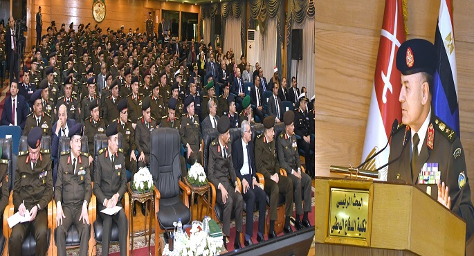 رئيس الأركان يشهد مناقشة البحث الرئيسى للأكاديمية العسكرية للدراسات العليا والاستراتيجية