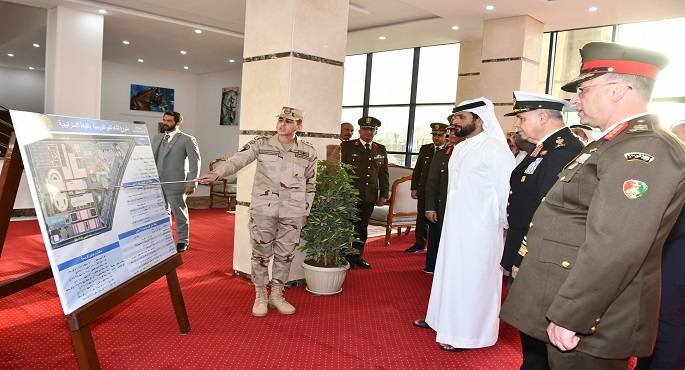بالصور .. مستشار الأمن الوطنى بالبحرين يتفقد منشآت بمقر القيادة الإستراتيجية بالعاصمة الإدارية