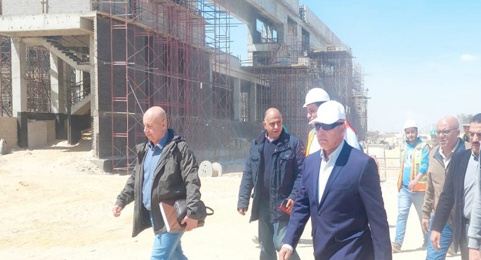 وزير النقل يتابع التقدم في معدلات تنفيذ الخط الأول للقطار السريع من جنوب حلوان حتى العاصمة الإدارية