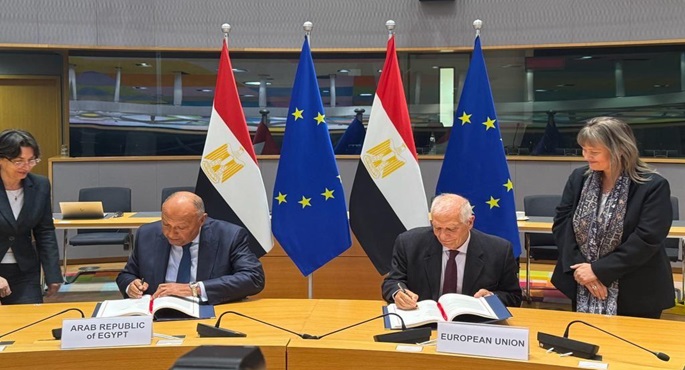 مصر والاتحاد الأوروبي .. تعاون وثيق وترفيع العلاقات إلى شراكة استراتيجية شاملة