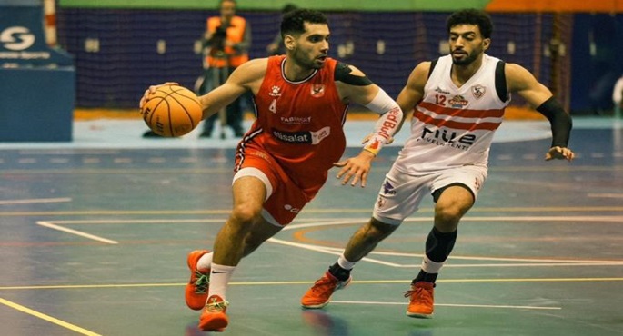 الأهلى يواجه الزمالك فى ثالث مواجهات نصف نهائى دورى السوبر لكرة السلة