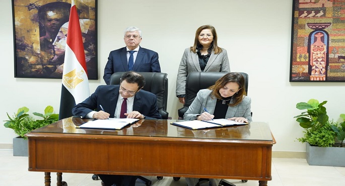 وزيرا التخطيط والتعليم العالي يشهدان توقيع بروتوكول تعاون بين المعهد القومي للحوكمة وصندوق رعاية المبتكرين