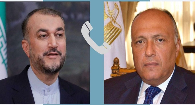 وزير الخارجية يبحث مع نظيره الإيراني تطورات الأزمة في غزة والعلاقات الثنائية