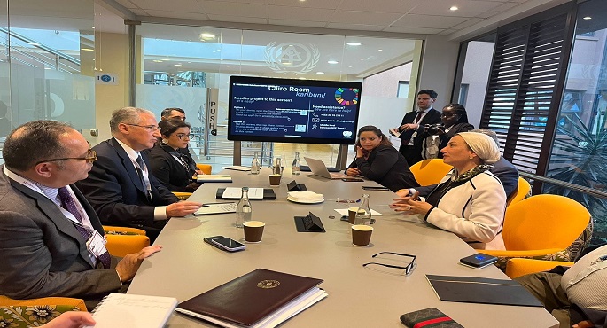 وزيرة البيئة تبحث مع نظيرها الأذربيجاني ورئيس مؤتمر المناخ cop29 التعاون الفترة القادمة