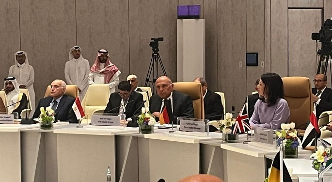 وزير الخارجية يدعو إلى ضرورة قيام الأطراف الدولية بالاعتراف بالدولة الفلسطينية - موجز مصر