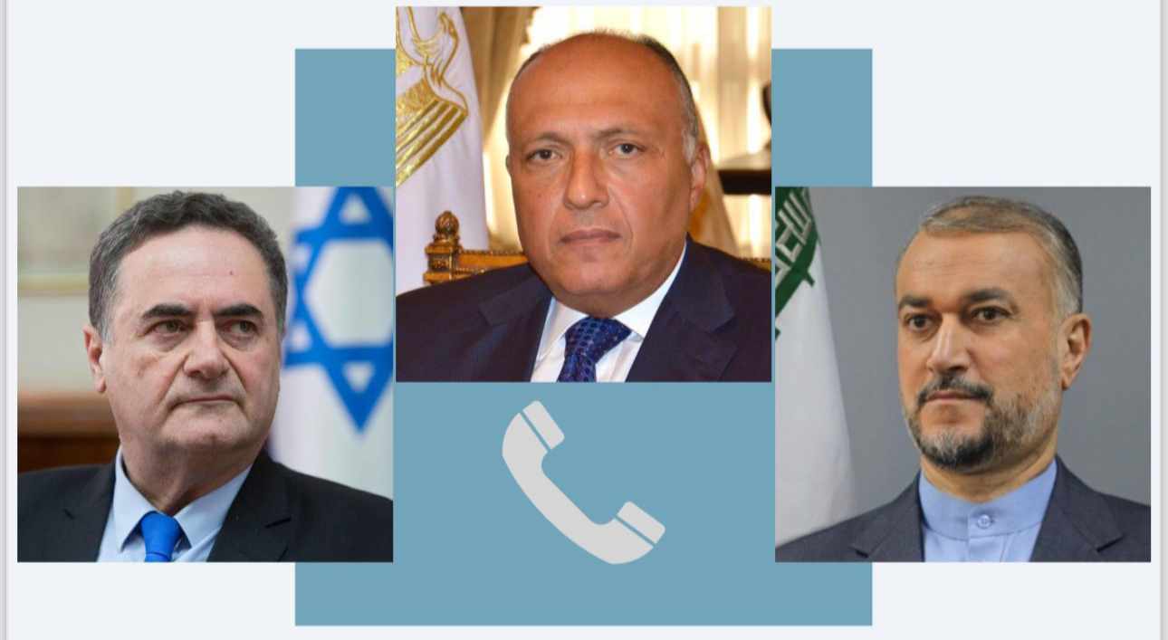 شكري لوزيري خارجية إيران وإسرائيل : التهدئة ضرورة لتجنيب المنطقة المزيد من أسباب التوتر وعدم الاستقرار