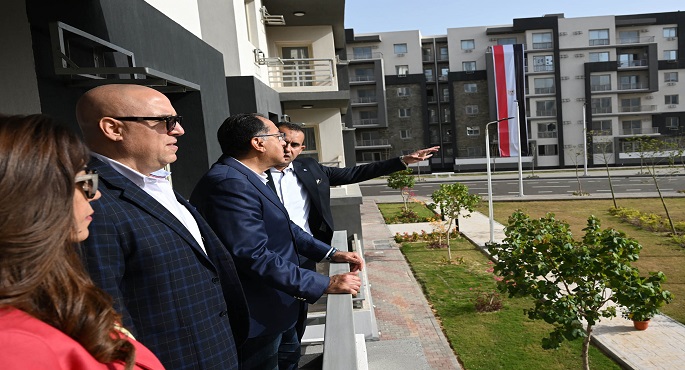 بالصور .. رئيس الوزراء يتفقد مشروع إسكان “جنة” بمدينة دمياط الجديدة