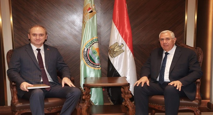 بالصور.. وزير الزراعة يتابع مع سفير بيلاروسيا بالقاهرة ملفات التعاون الزراعي المشترك بين البلدين