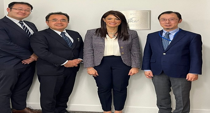 في مستهل مشاركاتها باجتماعات الربيع بواشنطن.. المشاط تلتقي قيادات هيئة التعاون الدولي اليابانية «جايكا»