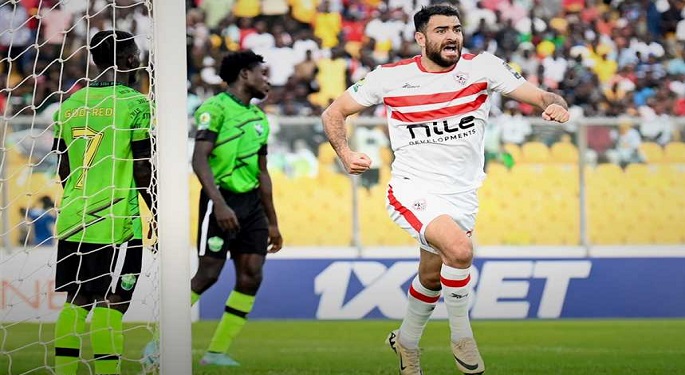 الزمالك يضرب دريمز بثلاثية ويبلغ نهائي الكونفدرالية