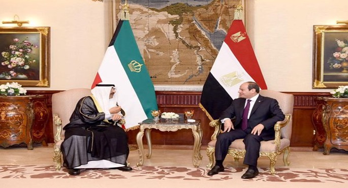 الرئيس السيسي وأمير الكويت يؤكدان رفضهما القاطع لتصفية القضية الفلسطينية وامتداد العملية العسكرية الإسرائيلية لرفح
