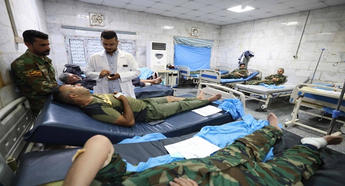 جرحي في قصف صاروخي على مقر للحشد الشعبي شمال بابل .. وواشنطن تنفي مسؤوليتها