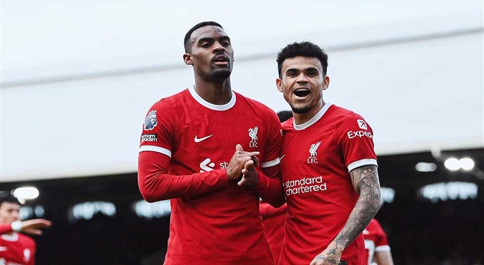 ليفربول يستعيد نغمة الفوز بثلاثية ضد فولهام بالدوري الإنجليزي