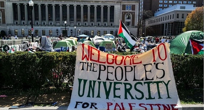 مجلس جامعة كولومبيا الأمريكية يدعو للتحقيق مع الإدارة بعد استدعائها الشرطة لطلبة متضامنين مع غزة