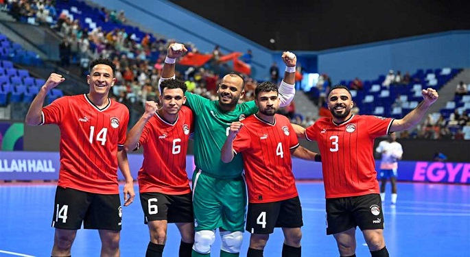 منتخب مصر لكرة الصالات يتخطى ناميبيا ويتأهل لنصف نهائي إفريقيا