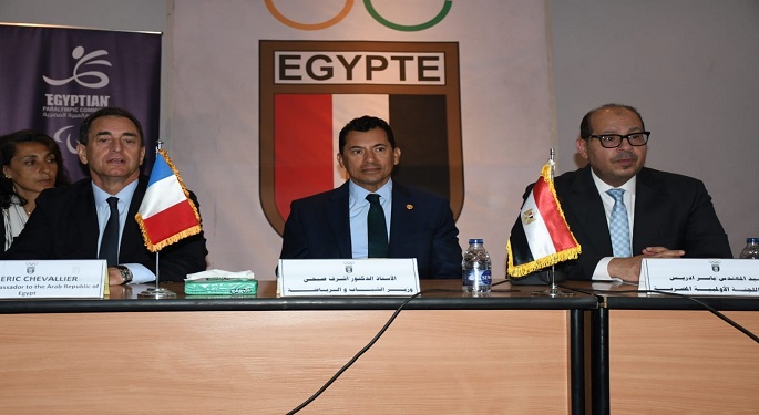 وزير الرياضة: ننسق الجهود مع فرنسا لدعم البعثة المصرية بدورتي الألعاب الأوليمبية والبارالمبية