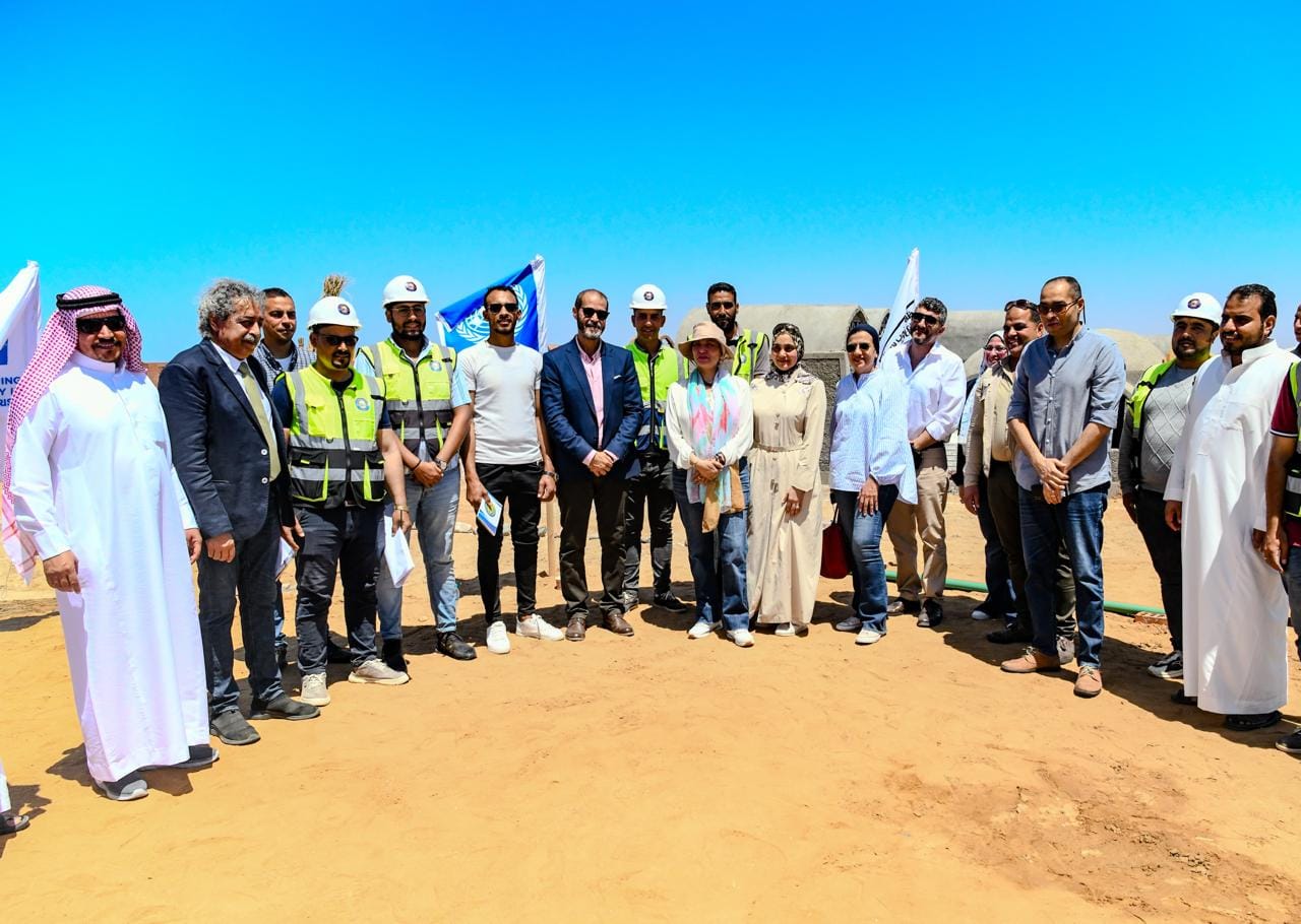 وزيرة البيئة بجولة تفقدية لمتابعة الأعمال الإنشائية لقرية الغرقانة بمحمية نبق بجنوب سيناء