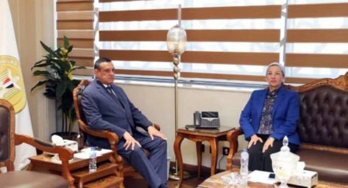 بالصور .. وزيرا البيئة والتنمية المحلية يناقشان تفعيل الإطار المؤسسي لإدارة المناطق الساحلية