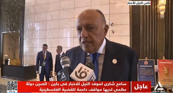 بالفيديو.. وزير الخارجية للنيل للأخبار: هناك موقف دولي متصاعد يطالب بوقف الحرب بقطاع غزة