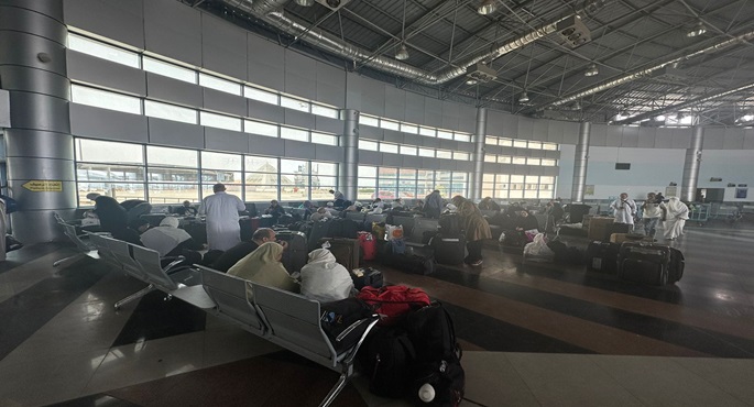 بالصور.. وزير النقل يتابع انطلاق أول أفواج الحج البري من ميناء نويبع البحري