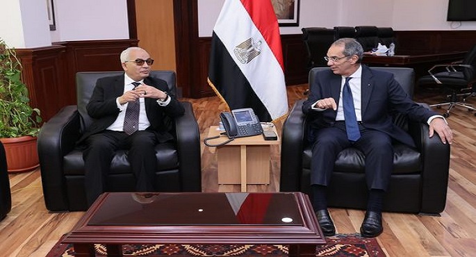 بالصور .. وزيرا الاتصالات والتعليم يجتمعان لبحث تطوير المنظومة التعليمية من خلال استخدام أدوات تكنولوجيا المعلومات