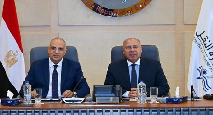 وزيرا النقل والرى يناقشان المشروعات والتنسيقات المشتركة بين الوزارتين