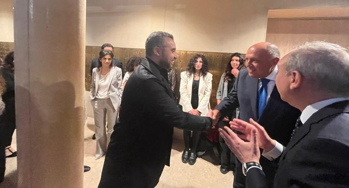 وزير الخارجية يقوم بزيارة الي بيت مصر بالمدينة الجامعية في باريس