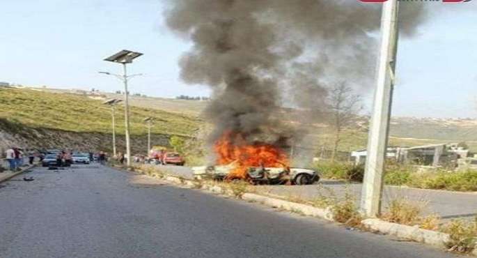 شهيدان بغارة إسرائيلية استهدفت سيارة قرب النبطية جنوب لبنان