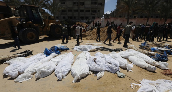المجلس الوطني الفلسطيني: اكتشاف مقابر جماعية جديدة دليل على الإبادة التي اقترفها الاحتلال بحق المدنيين في غزة