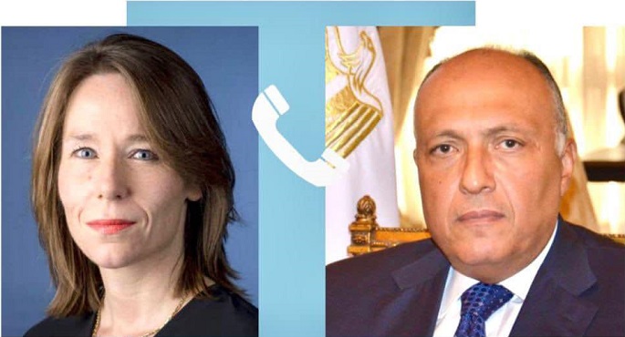 شكري يؤكد مجددا لنظيرته الهولندية رفض مصر القاطع لسياسات تهجير الفلسطينيين وتصفية القضية