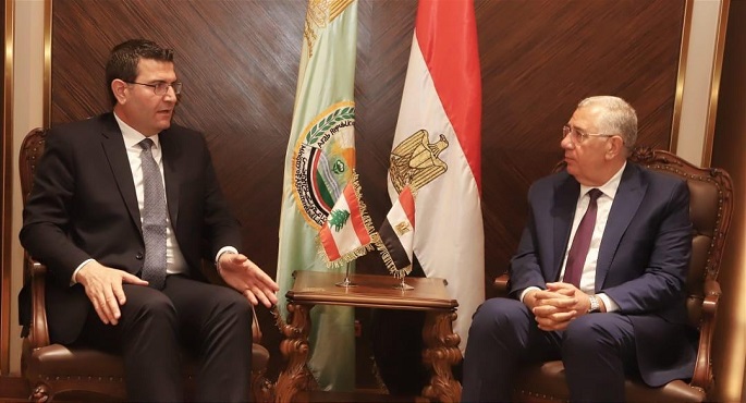 وزيرا الزراعة في مصر ولبنان يبحثان تعزيز التعاون الزراعي المشترك بين البلدين الشقيقين